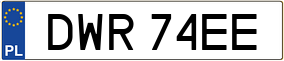 Truck License Plate